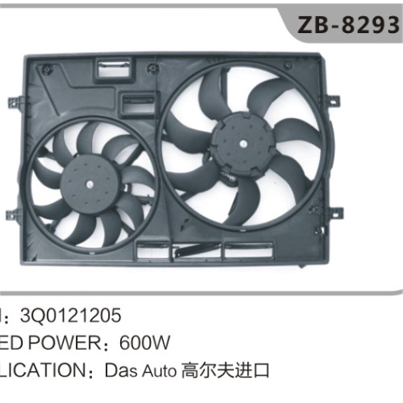 3Q012205 Radiator Fan de răcire pentru VW GOLF